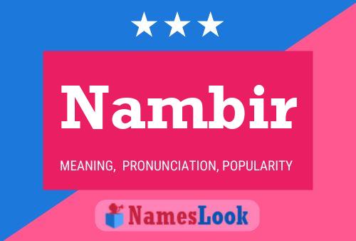 ملصق اسم Nambir