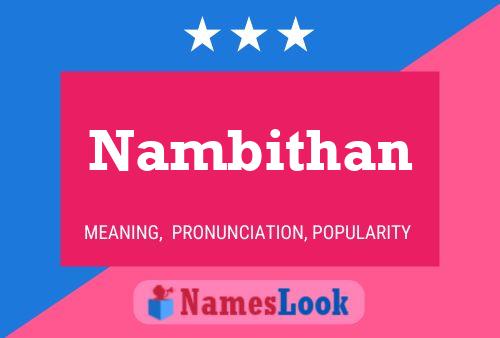 ملصق اسم Nambithan