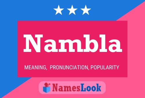 ملصق اسم Nambla