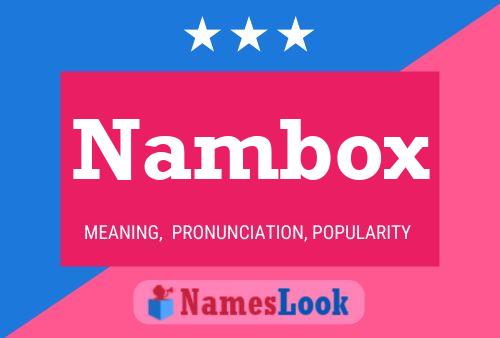 ملصق اسم Nambox