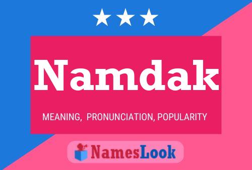 ملصق اسم Namdak