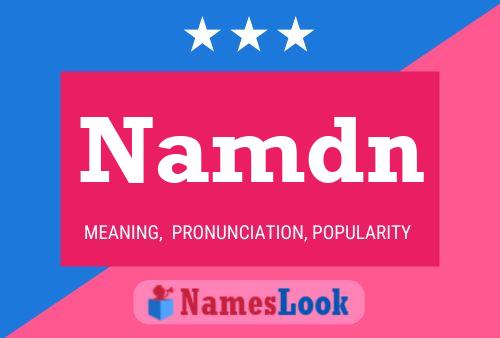 ملصق اسم Namdn