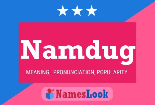 ملصق اسم Namdug