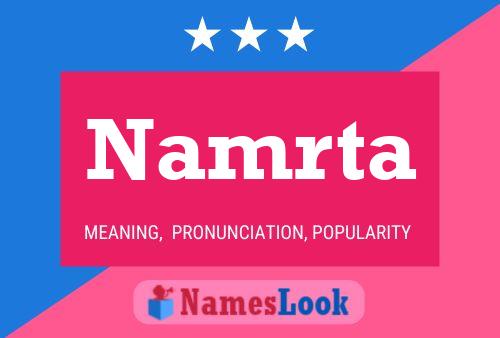 ملصق اسم Namrta