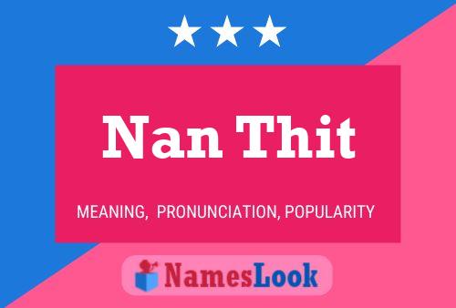 ملصق اسم Nan Thit