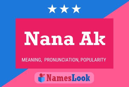 ملصق اسم Nana Ak