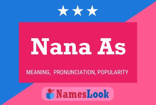 ملصق اسم Nana As