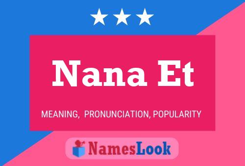 ملصق اسم Nana Et