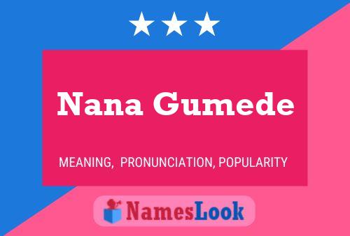 ملصق اسم Nana Gumede