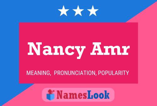 ملصق اسم Nancy Amr