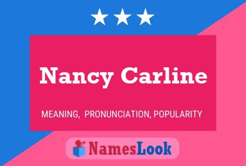 ملصق اسم Nancy Carline