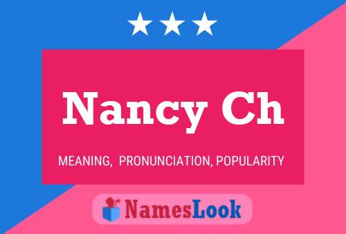 ملصق اسم Nancy Ch