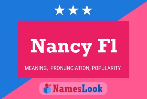 ملصق اسم Nancy Fl