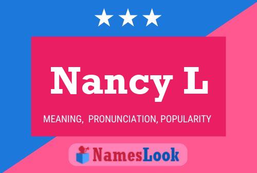 ملصق اسم Nancy L