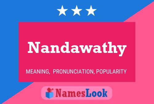 ملصق اسم Nandawathy