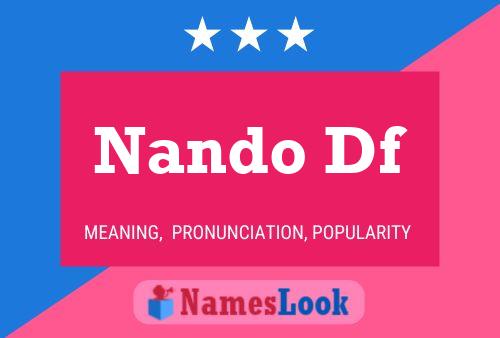 ملصق اسم Nando Df