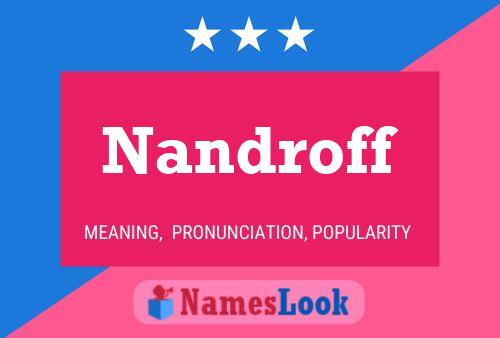 ملصق اسم Nandroff