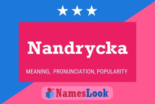 ملصق اسم Nandrycka