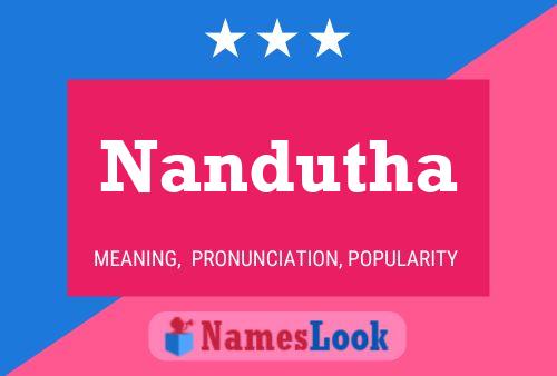 ملصق اسم Nandutha