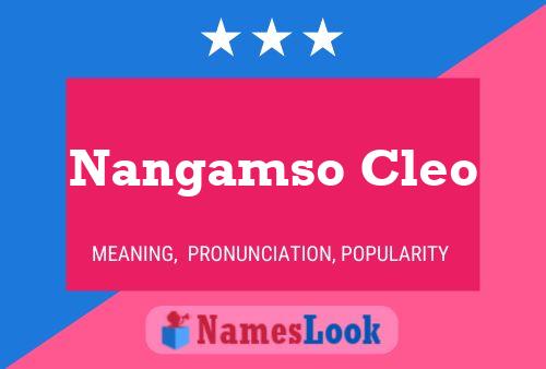 ملصق اسم Nangamso Cleo