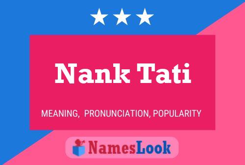 ملصق اسم Nank Tati