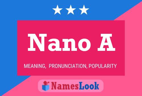 ملصق اسم Nano A