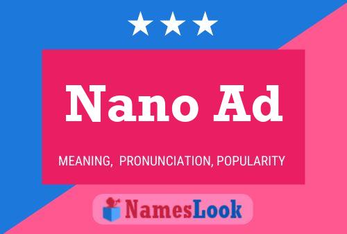 ملصق اسم Nano Ad