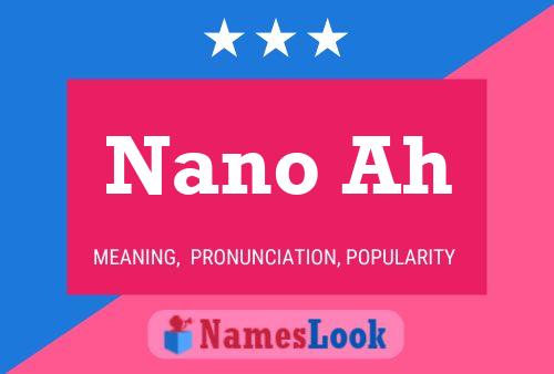 ملصق اسم Nano Ah