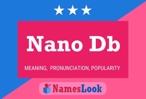 ملصق اسم Nano Db