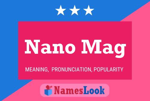 ملصق اسم Nano Mag