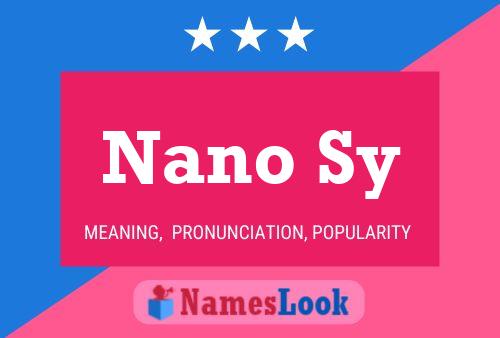 ملصق اسم Nano Sy