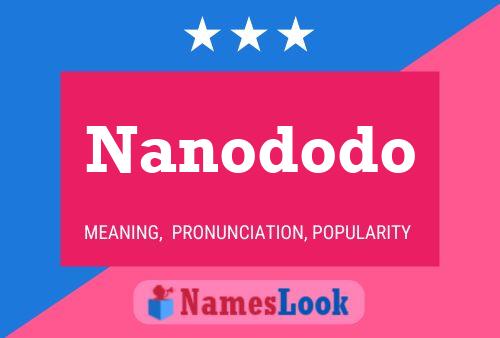 ملصق اسم Nanododo