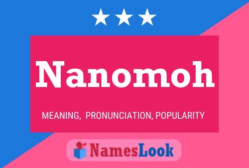 ملصق اسم Nanomoh