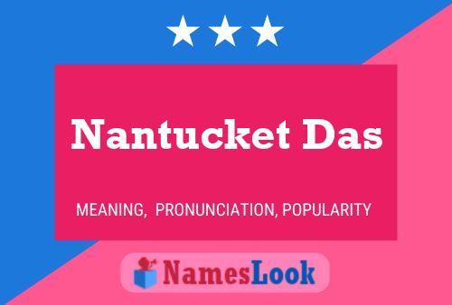 ملصق اسم Nantucket Das