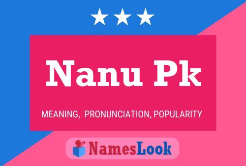 ملصق اسم Nanu Pk