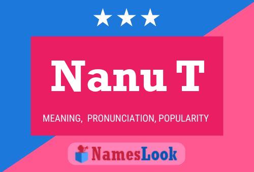 ملصق اسم Nanu T