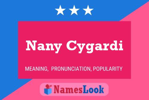 ملصق اسم Nany Cygardi