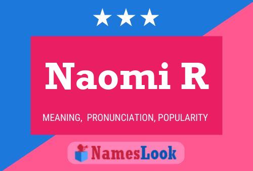 ملصق اسم Naomi R