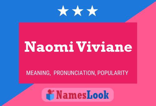 ملصق اسم Naomi Viviane