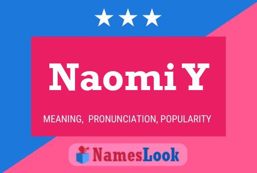 ملصق اسم Naomi Y