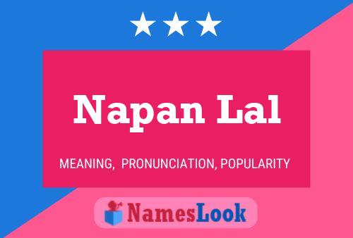 ملصق اسم Napan Lal