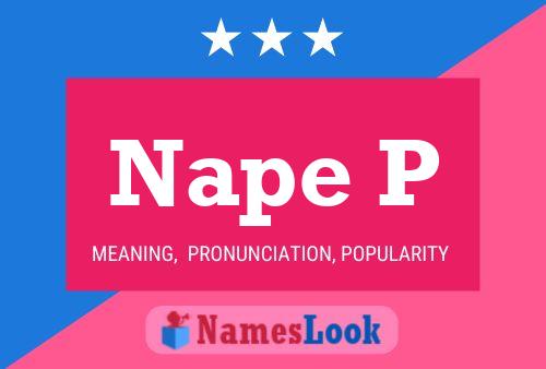 ملصق اسم Nape P