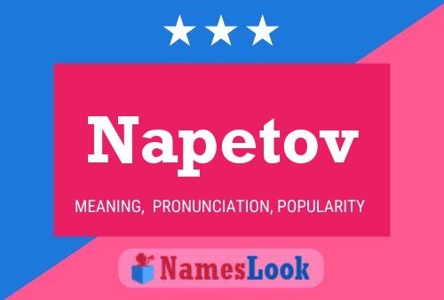 ملصق اسم Napetov