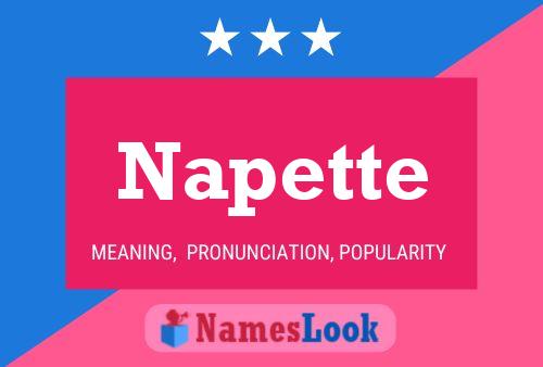 ملصق اسم Napette