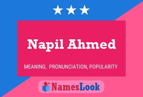 ملصق اسم Napil Ahmed