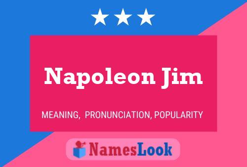 ملصق اسم Napoleon Jim