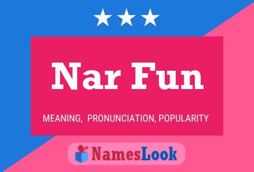 ملصق اسم Nar Fun