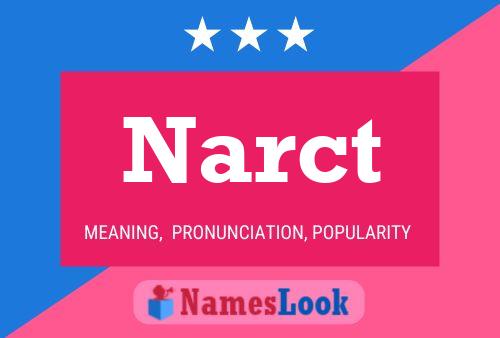 ملصق اسم Narct