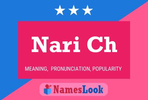 ملصق اسم Nari Ch