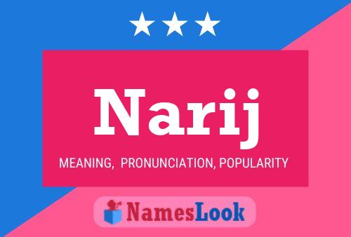 ملصق اسم Narij